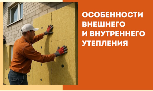 Какие особенности внешнего и внутреннего утепления в Дубне