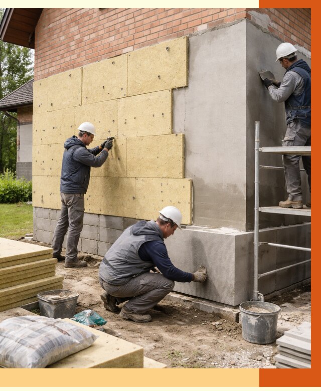 Утепление частного дома в Дубне под ключ от 7657 руб/м2 — недорого | ТепломастерДбн