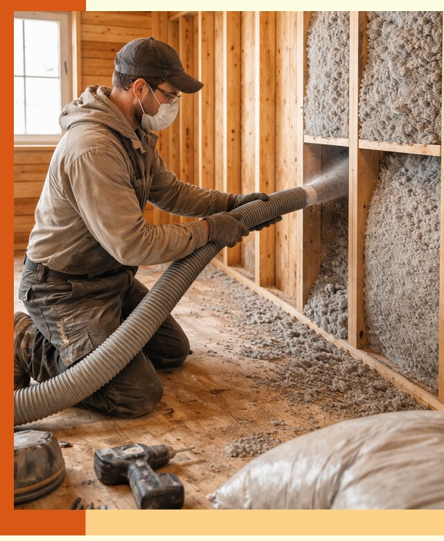 Утепление дачного дома эковатой в Дубне — быстро и надёжно