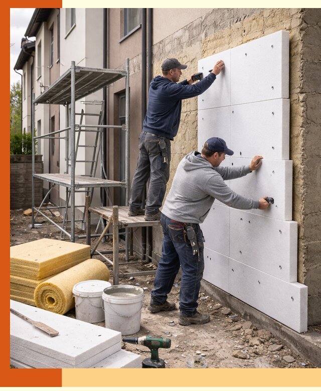 Утепление таунхауса с гарантией комфорта в Дубне