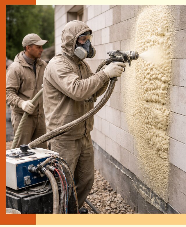 Утепление дома из газобетона ППУ в Дубне — надежная теплоизоляция