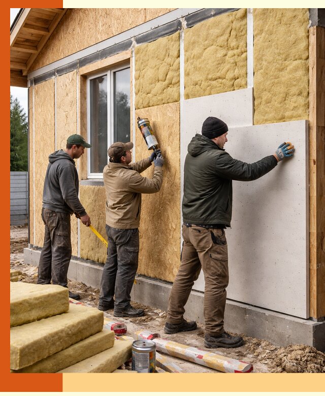 Профессиональное утепление дома из SIP-панелей в Дубне