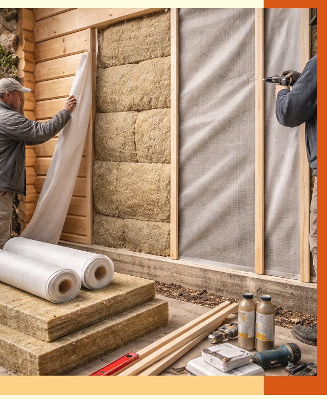 Утепление дома из минибруса в Дубне от 4594 руб/м2 — заказать профессионально | ТепломастерДбн