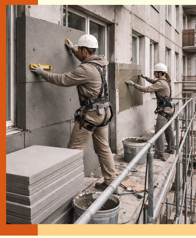 Утепление квартиры снаружи под ключ в Дубне