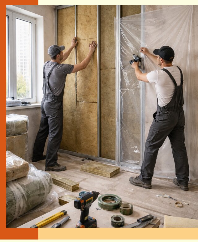 Утепление квартиры изнутри профессионально в Дубне