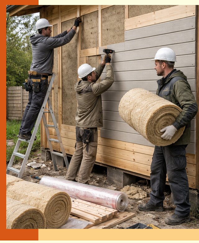 Утепление бани снаружи в Дубне профессионально и надежно