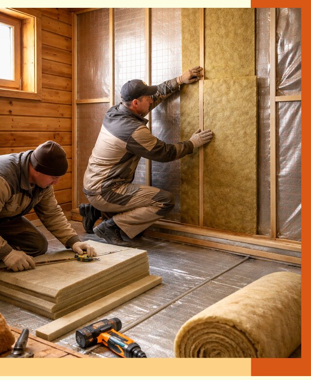 Утепление бани изнутри в Дубне под ключ от 4288 руб./м² | ТепломастерДбн