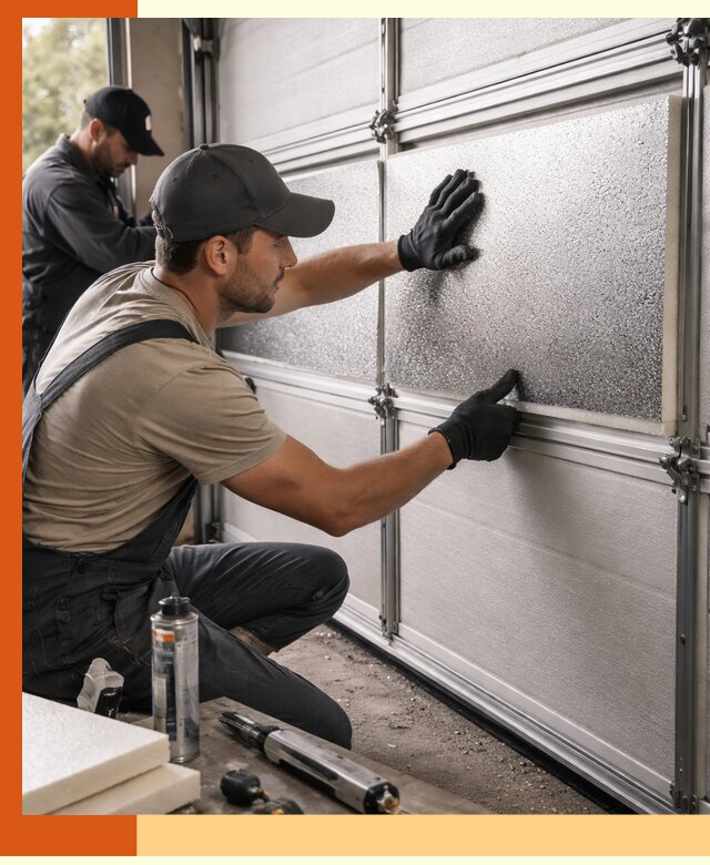 Утепление гаражных ворот в Дубне качественно и надежно