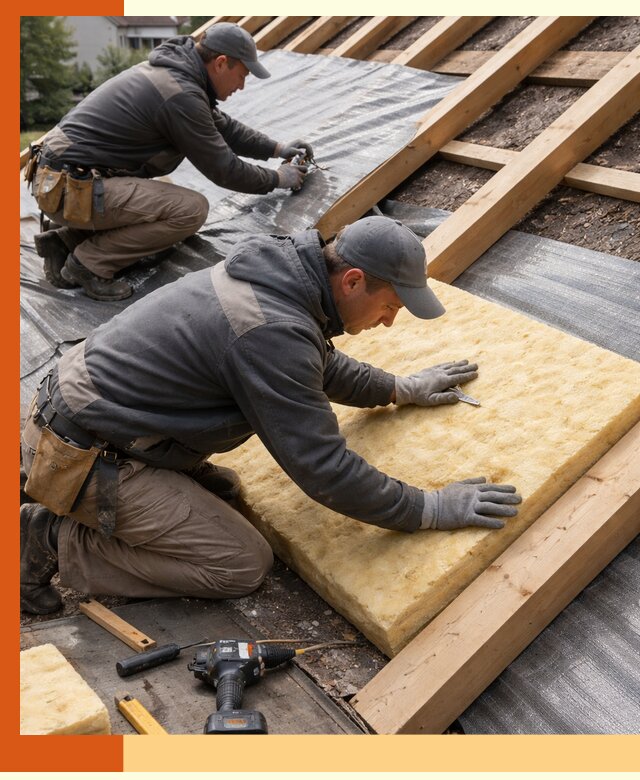 Профессиональное утепление крыши в Дубне качественно и надежно