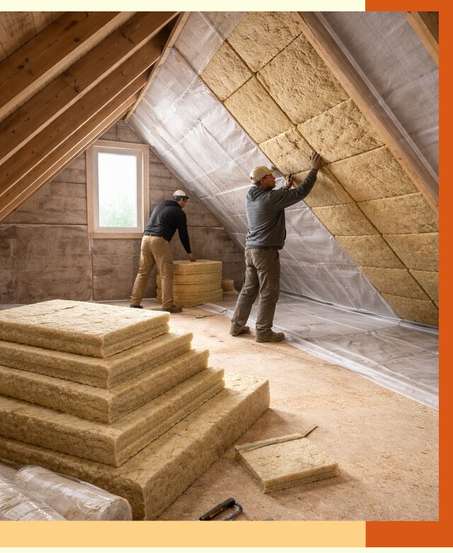 Утепление мансарды в Дубне от 2552 руб/м2 — комплексно и под ключ | ТепломастерДбн