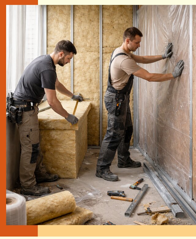 Профессиональное утепление лоджии в Дубне эффективно и надежно