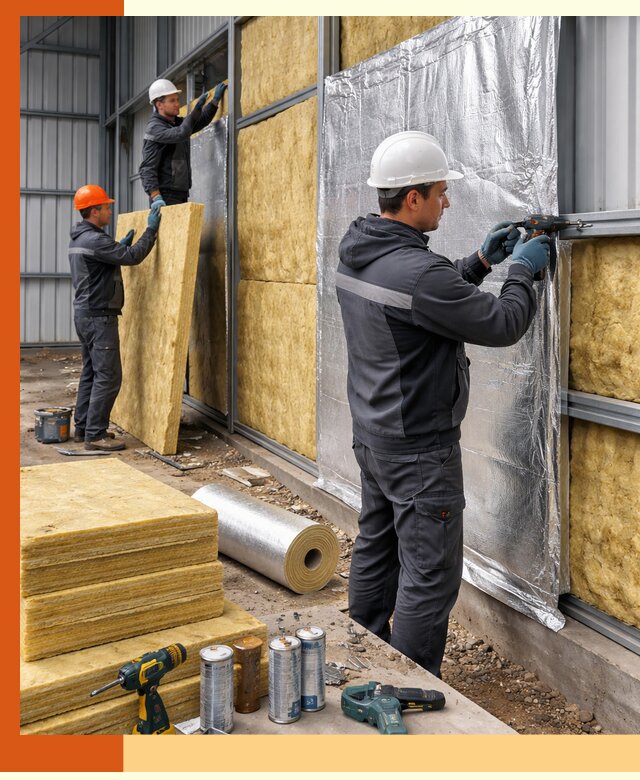 Утепление металлического ангара профессионально в Дубне