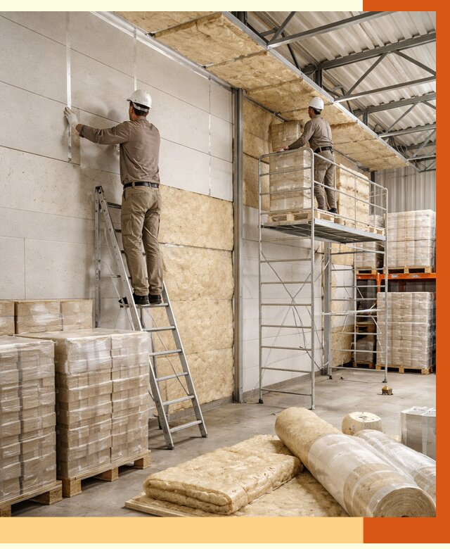 Утепление склада готовой продукции в Дубне от 1991 руб./м2 — комплексно | ТепломастерДбн