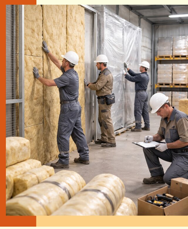 Утепление склада готовой продукции в Дубне качественно и быстро