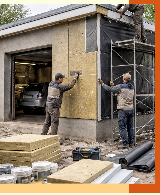 Утепление автосервиса в Дубне ппу, пеноизоляция, от 14803 руб/м2 — ТепломастерДбн