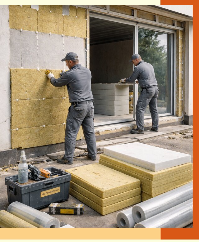 Утепление торгового павильона в Дубне от 14803 руб./м² под ключ | ТепломастерДбн