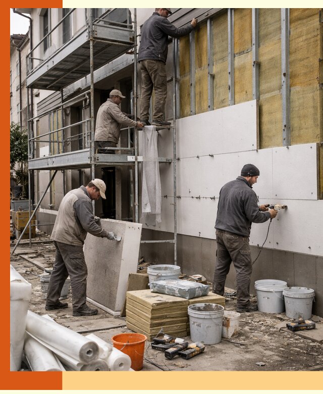 Утепление гостиницы под ключ в Дубне с гарантией качества