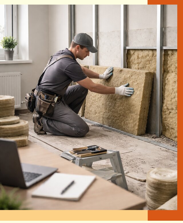 Утепление офиса в Дубне от 4594 руб/м2 — комплексное утепление офиса под ключ | ТепломастерДбн