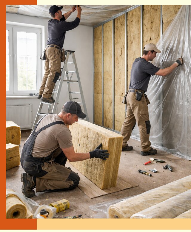 Утепление офисных помещений под ключ в Дубне