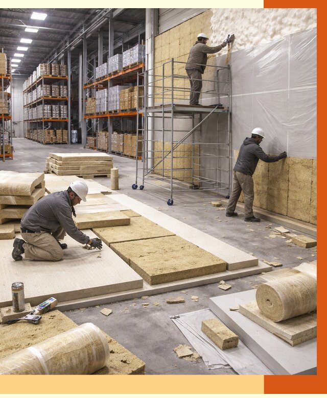 Утепление складского терминала в Дубне от 7657 руб./м² под ключ | ТепломастерДбн