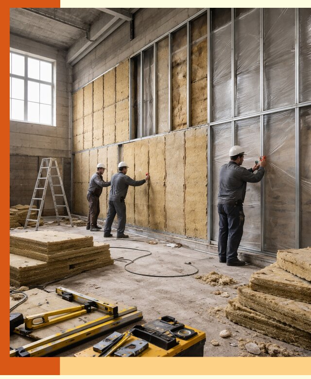 Утепление спортивного зала в Дубне качественно и недорого