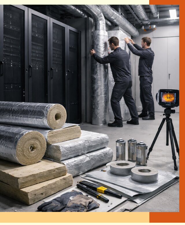 Утепление серверной в Дубне от 8678 руб./м² — комплексно под ключ | ТепломастерДбн