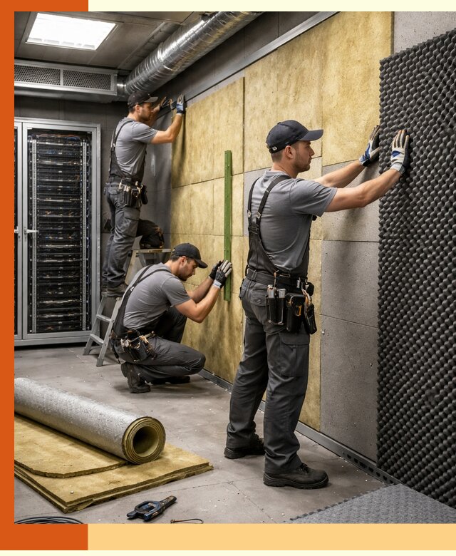 Утепление серверной комнаты профессионально в Дубне