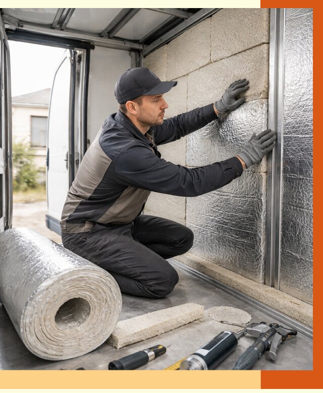 Утепление фургона рефрижератора в Дубне от 12761 руб./м² под ключ | ТепломастерДбн