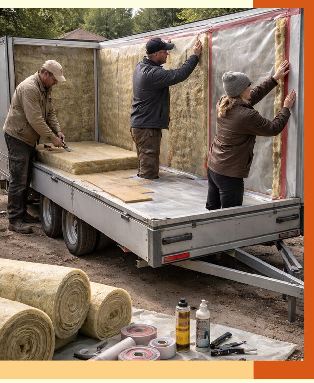 Утепление прицепа в Дубне под ключ от 12761 руб. — комплекс от ТепломастерДбн