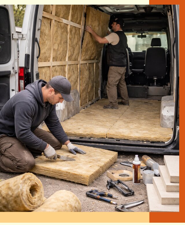 Утепление кемпера в Дубне под ключ от 12251 руб. — профессионально | ТепломастерДбн