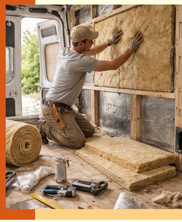 Утепление кемпера под ключ в Дубне с гарантией качества