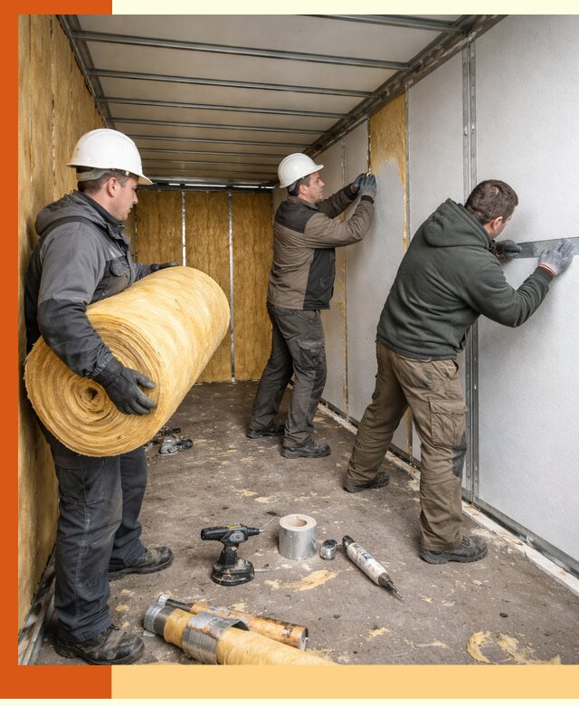 Утепление рефрижераторного контейнера в Дубне профессионально и надежно