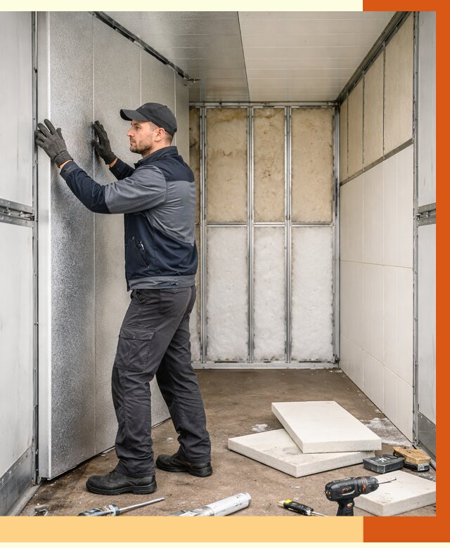 Утепление холодильного кузова в Дубне от 13782 руб. под ключ | ТепломастерДбн