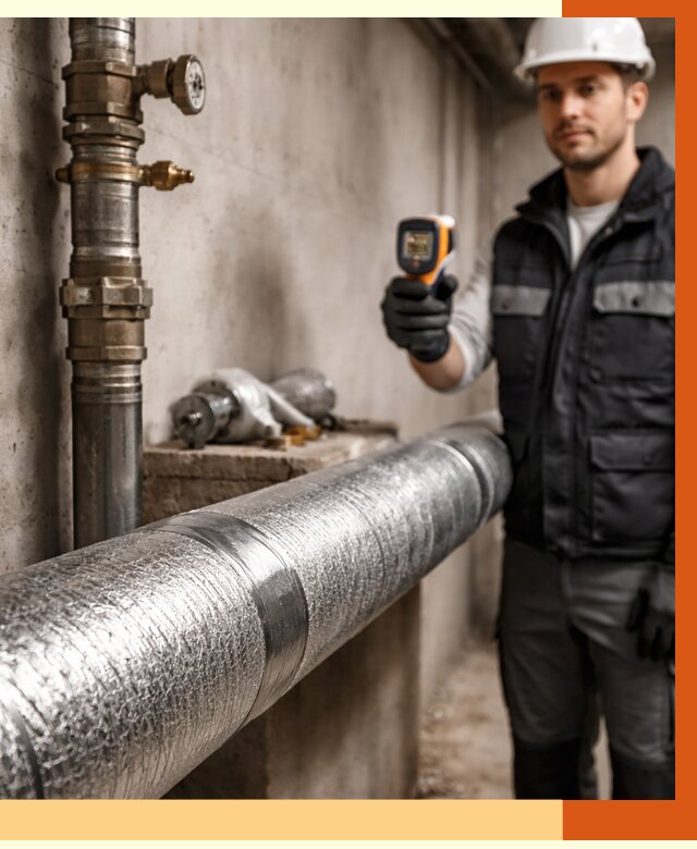 Утепление труб водоснабжения в Дубне от 8678 руб. за м² — услуги ТепломастерДбн