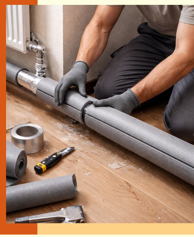 Утепление труб отопления в Дубне: теплоизоляция и защита сети