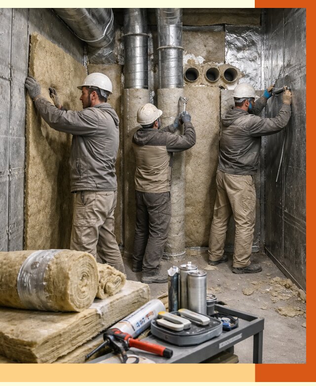 Утепление венткамеры в Дубне под ключ от 1480 руб. — профессионально | ТепломастерДбн