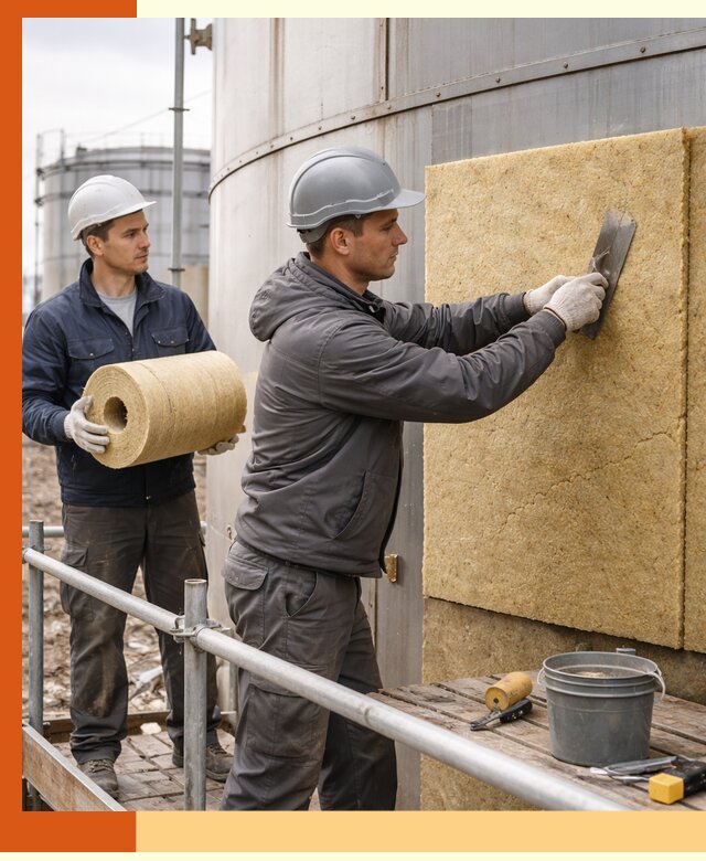 Профессиональное утепление резервуара и теплоизоляция в Дубне