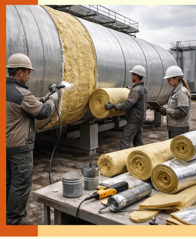 Утепление цистерны в Дубне — утеплители и монтаж под ключ