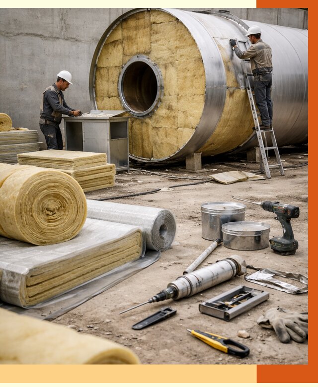 Утепление резервуара с топливом в Дубне от 28075 руб. под ключ | ТепломастерДбн