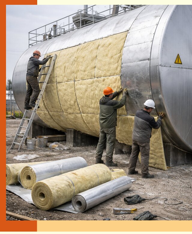 Утепление резервуаров с топливом в Дубне надежно и экономично