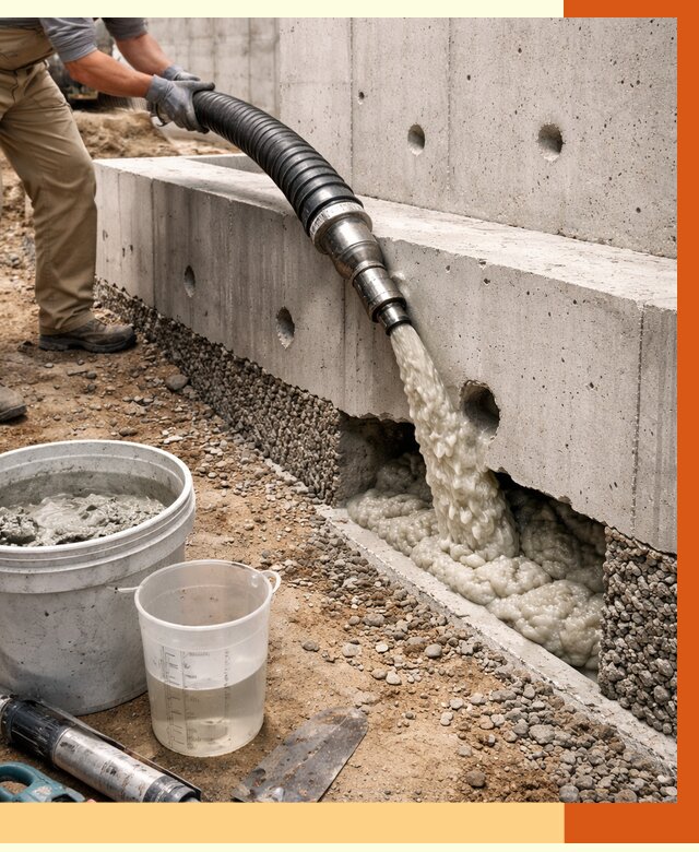 Заполнение полостей фундамента в Дубне от 6942 руб. под ключ | ТепломастерДбн