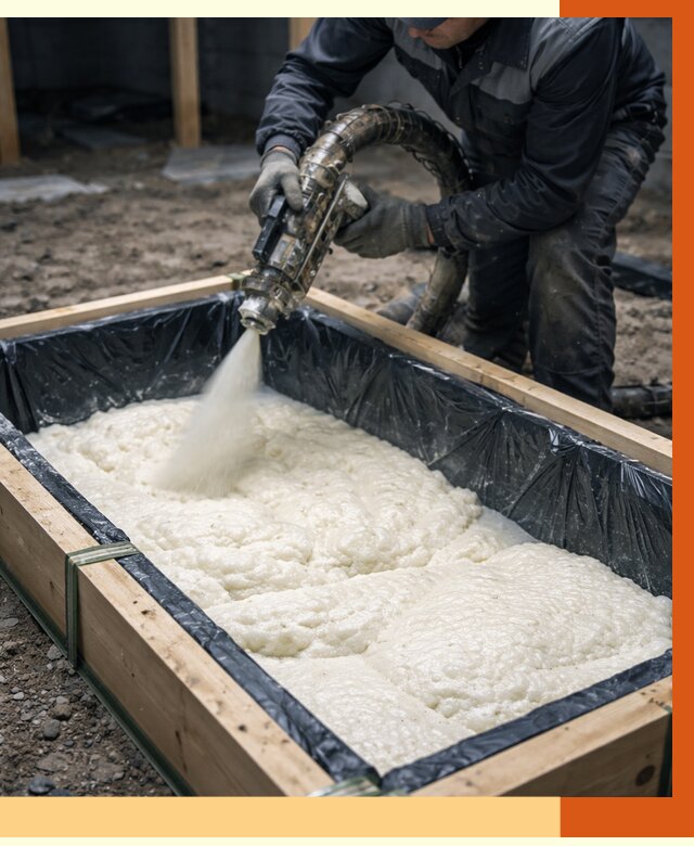Заливка ППУ в формы в Дубне от 2552 руб. — утепление форм под ключ | ТепломастерДбн
