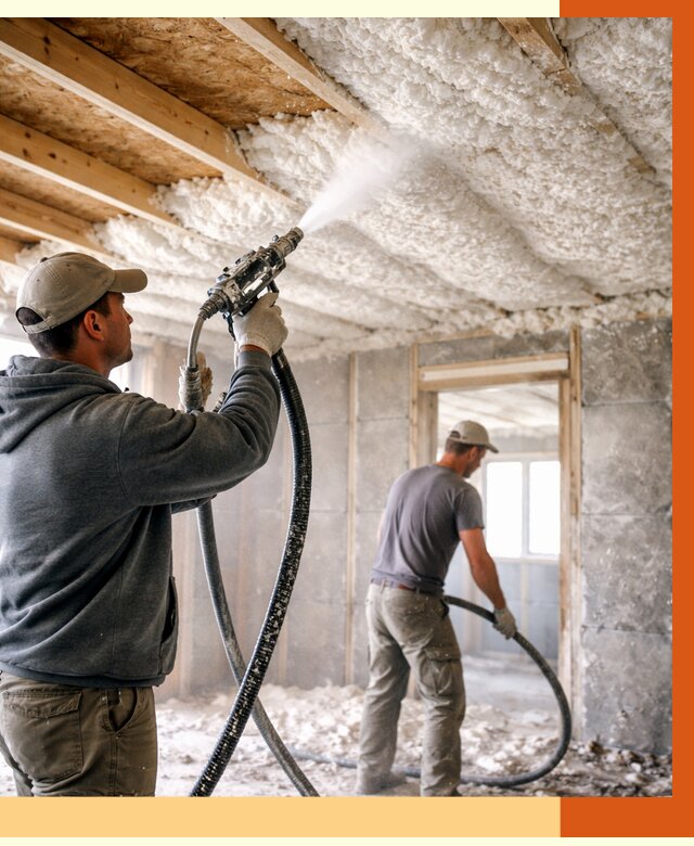 Утепление пеноизолом в Дубне от 1633 руб./м2 под ключ | ТепломастерДбн