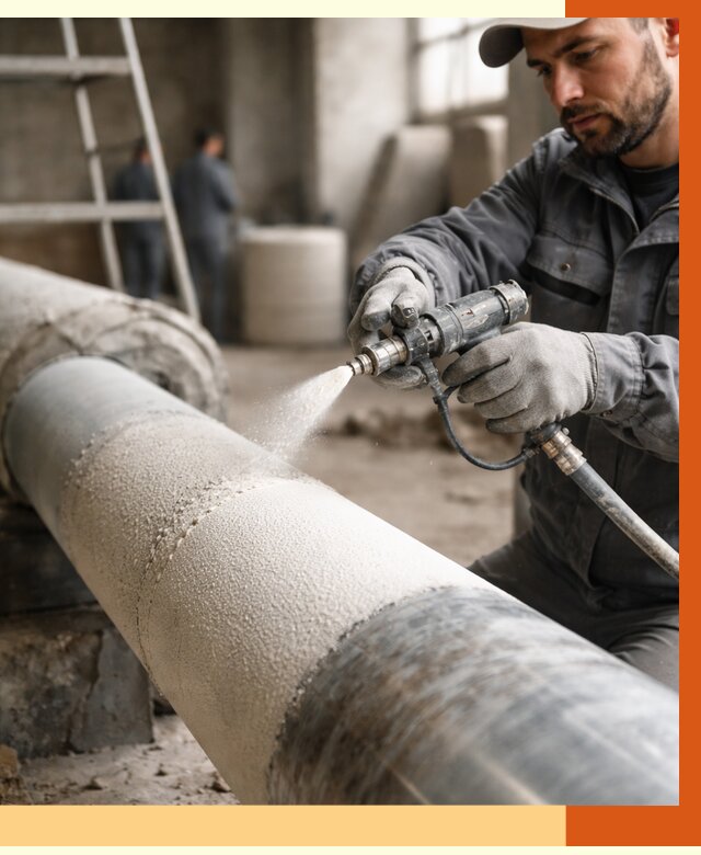 Утепление труб жидкой теплоизоляцией в Дубне от 7657 руб. под ключ | ТепломастерДбн