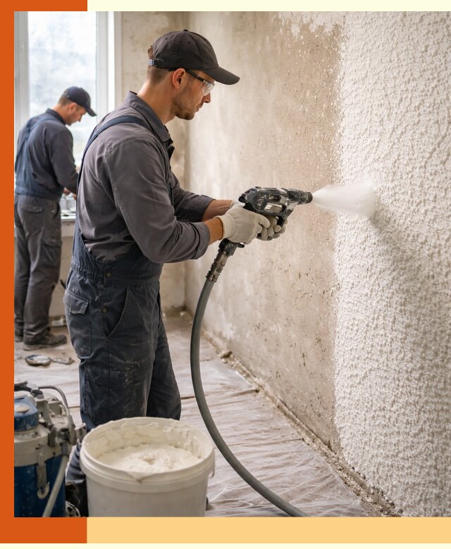 Утепление стен жидкой теплоизоляцией в Дубне для квартир и домов