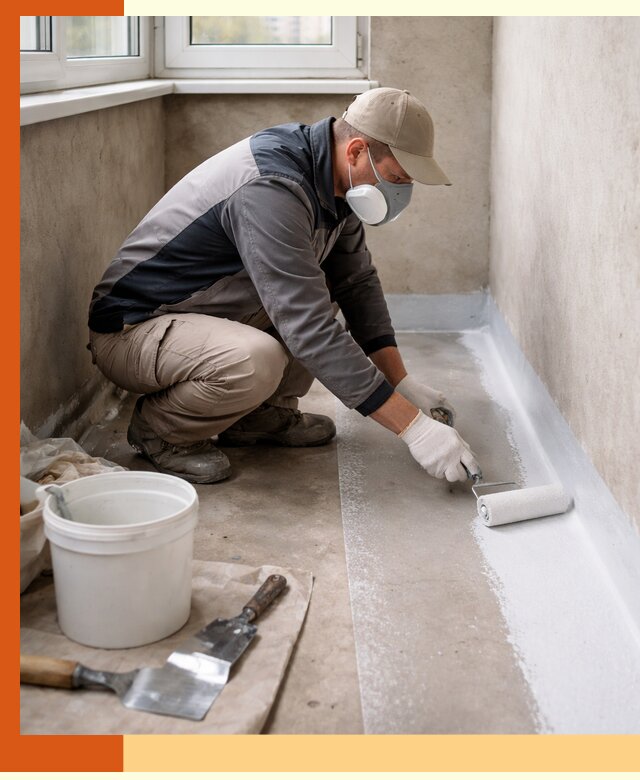 Утепление балкона жидкой теплоизоляцией в Дубне