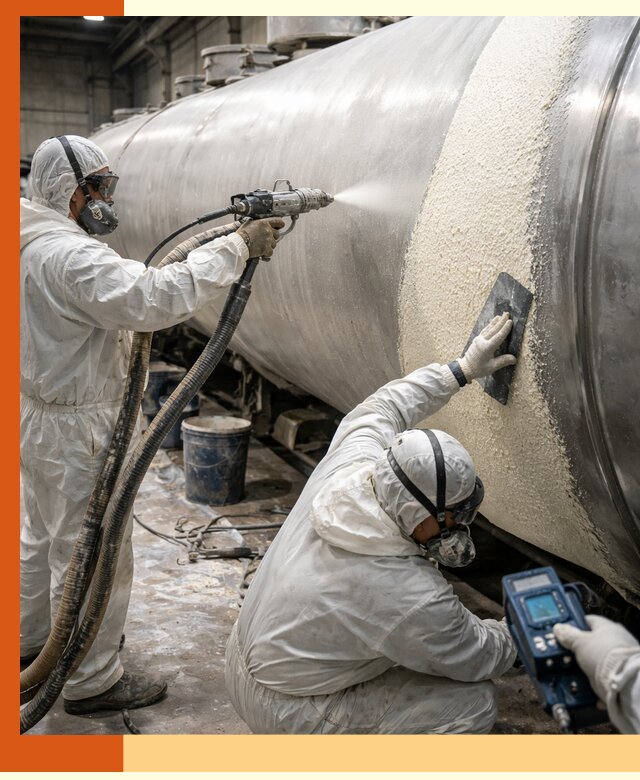 Утепление автоцистерн жидкой теплоизоляцией в Дубне