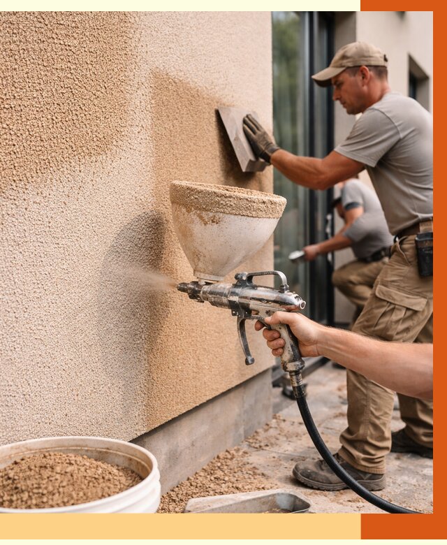 Утепление фасада жидкой пробкой в Дубне от 4900 руб./м² под ключ | ТепломастерДбн