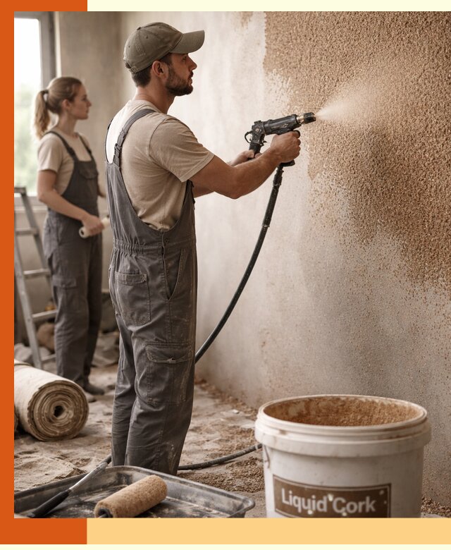 Утепление стен жидкой пробкой в Дубне эффективное и долговечное