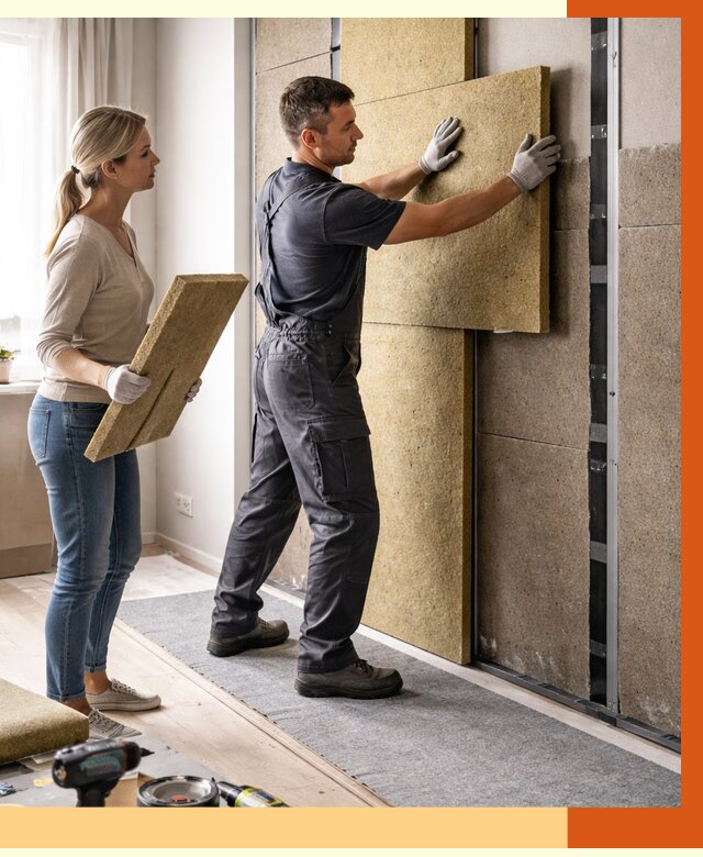 Профессиональная шумоизоляция квартиры в Дубне от 7657 руб. за м2 | ТепломастерДбн